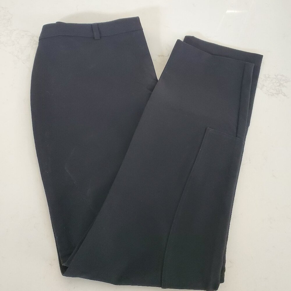 Jenne Maac Black Straight Leg Skinny Stretch Pants  size Large